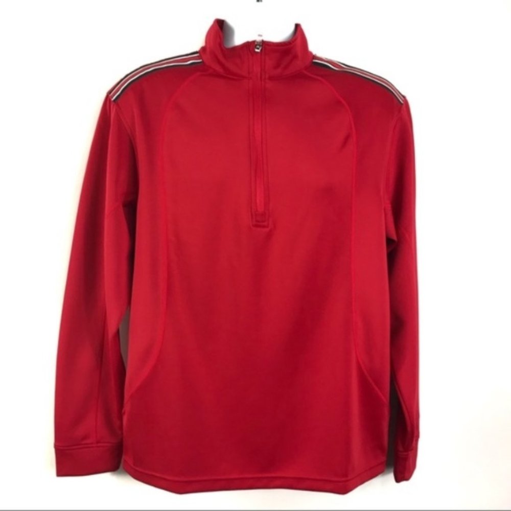 LW Men’s Nassau Flame Red Half Zip Jacket Brand New Medium